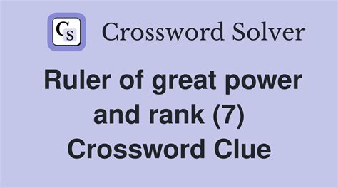 great power or strength crossword clue|More.